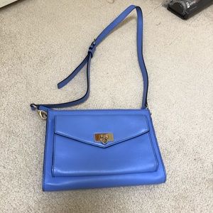 Kate Spade crossbody messenger bag in blue